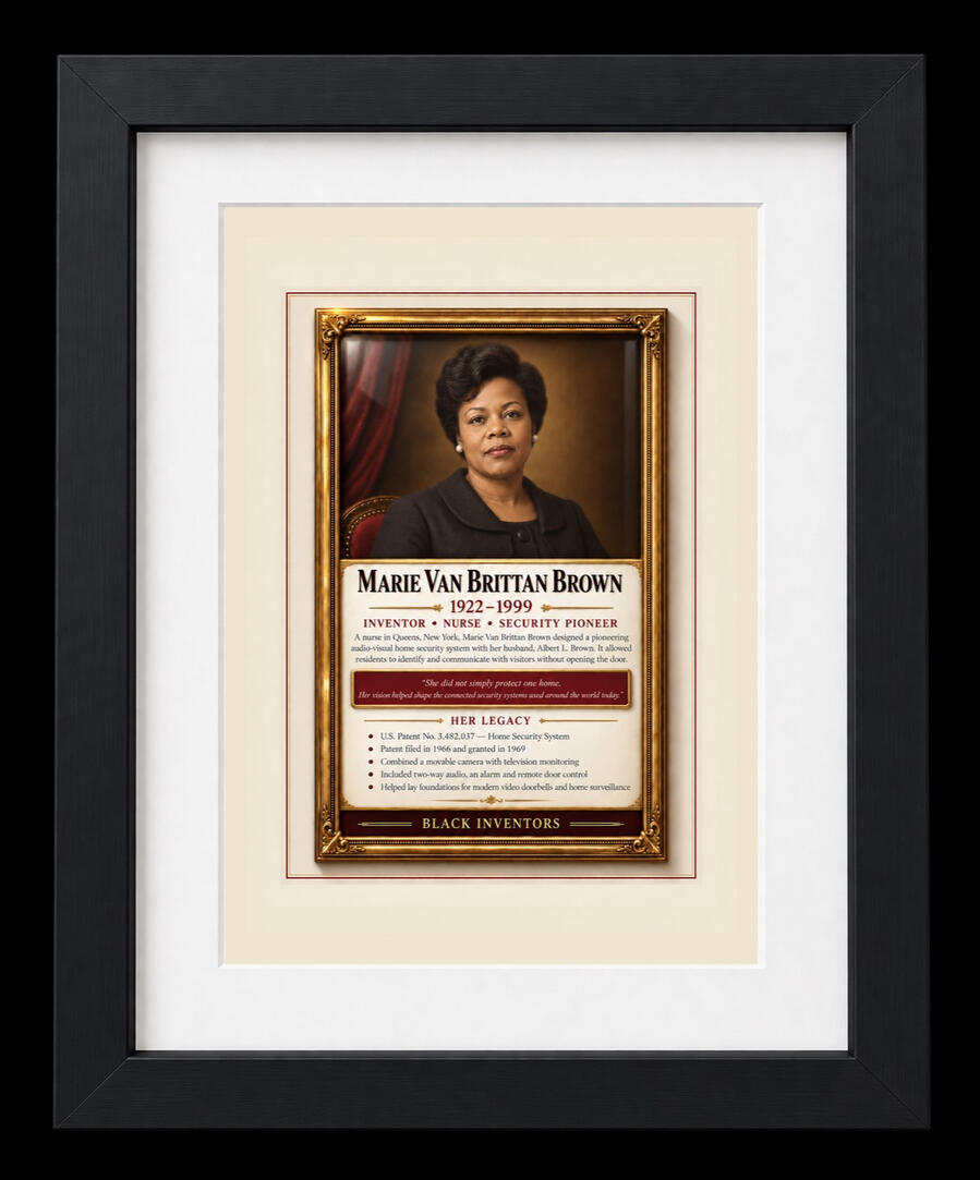 MARIE VAN BRITTAN BROWN 1922 - 1999